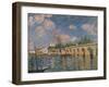 Le Pont de Sevres, 1877 by Alfred Sisley-Alfred Sisley-Framed Giclee Print