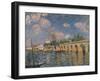 Le Pont de Sevres, 1877 by Alfred Sisley-Alfred Sisley-Framed Giclee Print