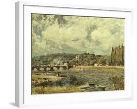 Le Pont De Sevres, 1877-Alfred Thompson Bricher-Framed Giclee Print