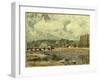 Le Pont De Sevres, 1877-Alfred Sisley-Framed Giclee Print