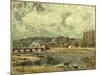 Le Pont De Sevres, 1877-Alfred Sisley-Mounted Giclee Print