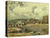 Le Pont De Sevres, 1877-Alfred Sisley-Stretched Canvas