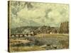 Le Pont De Sevres, 1877-Alfred Sisley-Stretched Canvas