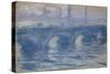 Le pont de Waterloo à Londres-Claude Monet-Stretched Canvas