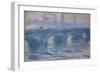 Le pont de Waterloo à Londres-Claude Monet-Framed Giclee Print