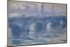 Le pont de Waterloo à Londres-Claude Monet-Mounted Giclee Print