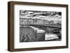 Le Pont des Arts and the Seine River - Paris - France-Philippe Hugonnard-Framed Photographic Print