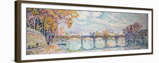 Le pont des Arts-Paul Signac-Framed Premium Giclee Print