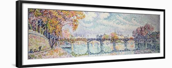 Le pont des Arts-Paul Signac-Framed Premium Giclee Print