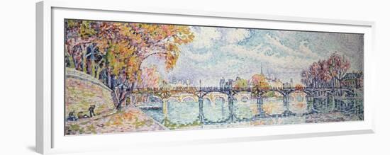 Le pont des Arts-Paul Signac-Framed Premium Giclee Print