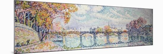 Le pont des Arts-Paul Signac-Mounted Premium Giclee Print