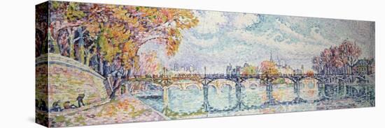 Le pont des Arts-Paul Signac-Stretched Canvas