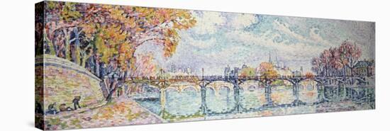 Le pont des Arts-Paul Signac-Stretched Canvas