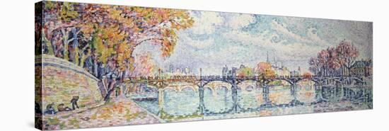 Le pont des Arts-Paul Signac-Stretched Canvas