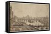 Le pont des Arts-null-Framed Stretched Canvas