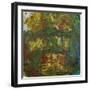 Le Pont Japonais a Giverny,1918-1924 Canvas, 89 x 100 cm Inv. 5092.-Claude Monet-Framed Giclee Print