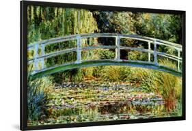Le Pont Japonais a Giverny-Claude Monet-Lamina Framed Poster