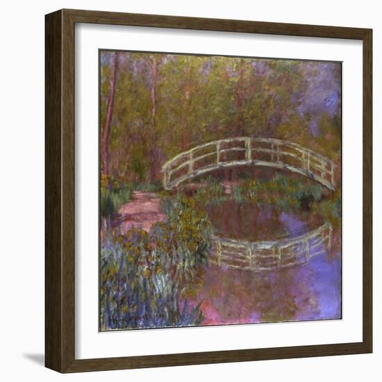 Le Pont Japonais Dans le Jardin de Monet-Claude Monet-Framed Giclee Print