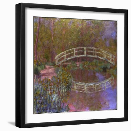 Le Pont Japonais Dans le Jardin de Monet-Claude Monet-Framed Giclee Print