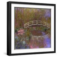 Le Pont Japonais Dans le Jardin de Monet-Claude Monet-Framed Giclee Print