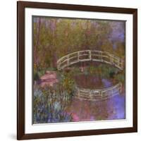 Le Pont Japonais Dans le Jardin de Monet-Claude Monet-Framed Giclee Print