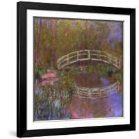 Le Pont Japonais Dans le Jardin de Monet-Claude Monet-Framed Giclee Print