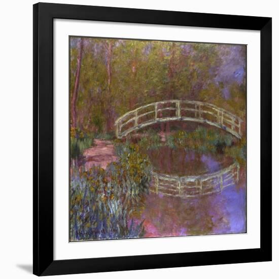 Le Pont Japonais Dans le Jardin de Monet-Claude Monet-Framed Giclee Print