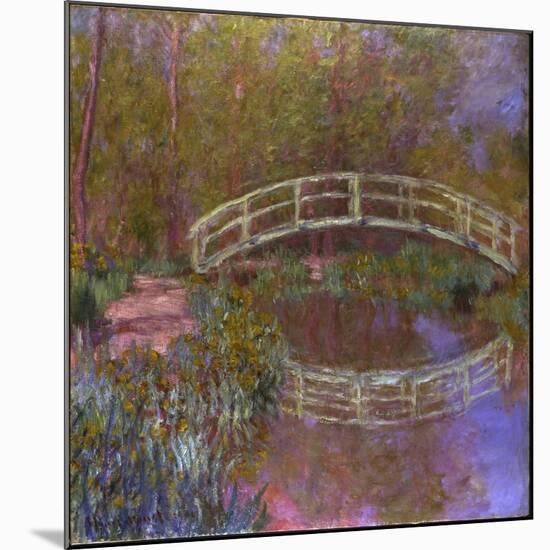 Le Pont Japonais Dans le Jardin de Monet-Claude Monet-Mounted Giclee Print