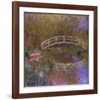 Le Pont Japonais Dans le Jardin de Monet-Claude Monet-Framed Giclee Print