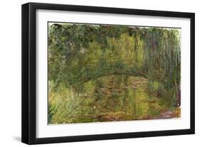 Le Pont Japonais (Japanese Bridg)-Claude Monet-Framed Premium Giclee Print