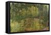 Le Pont Japonais (Japanese Bridg)-Claude Monet-Framed Stretched Canvas