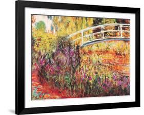 Le Pont Japonais-Claude Monet-Framed Art Print