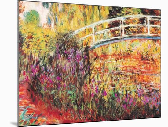 Le Pont Japonais-Claude Monet-Mounted Art Print