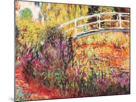 Le Pont Japonais-Claude Monet-Mounted Art Print