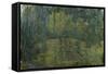 Le Pont Japonais-Claude Monet-Framed Stretched Canvas