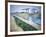 Le Pont Langlois-Vincent van Gogh-Framed Giclee Print