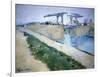 Le Pont Langlois-Vincent van Gogh-Framed Giclee Print