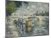 Le Pont Louis Philippe, Paris, 1925-Gustave Loiseau-Mounted Giclee Print