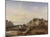 Le Pont-Marie et le port Saint-Paul, vers 1825-Charles Mozin-Mounted Giclee Print
