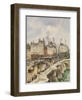 Le Pont-Neuf, 1901-Camille Pissarro-Framed Giclee Print