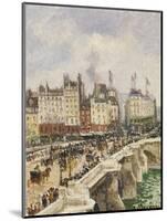 Le Pont-Neuf, 1901-Camille Pissarro-Mounted Giclee Print