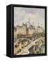 Le Pont-Neuf, 1901-Camille Pissarro-Framed Stretched Canvas