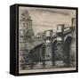 'Le Pont-Neuf (8th State, 7 3/16 x 7 1/4 Inches)', 1853, (1927)-Charles Meryon-Framed Stretched Canvas