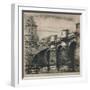 'Le Pont-Neuf (8th State, 7 3/16 x 7 1/4 Inches)', 1853, (1927)-Charles Meryon-Framed Giclee Print