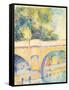 Le Pont Neuf, c.1912-14-Hippolyte Petitjean-Framed Stretched Canvas