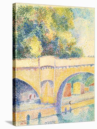 Le Pont Neuf, c.1912-14-Hippolyte Petitjean-Stretched Canvas