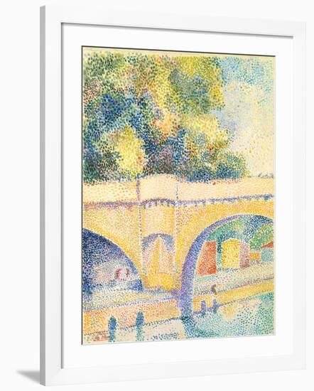 Le Pont Neuf, c.1912-14-Hippolyte Petitjean-Framed Giclee Print