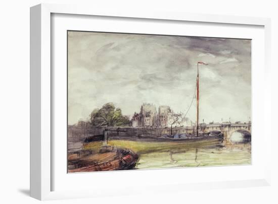 Le Pont-Neuf-Frank Myers Boggs-Framed Giclee Print