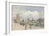 Le Pont Royal, Paris, C.1828-Thomas Shotter Boys-Framed Giclee Print