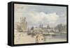 Le Pont Royal, Paris, C.1828-Thomas Shotter Boys-Framed Stretched Canvas